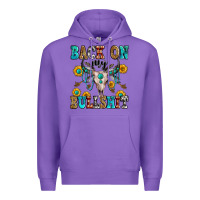 Purple back on my bullshit Premium Hoodie - Zillion Design Studio