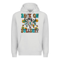 Dove Grey back on my bullshit Premium Hoodie - Zillion Design Studio