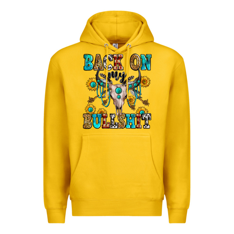 Back On My Bullshit Premium Hoodie by Zillion Design Studio | Teevron