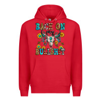 Red back on my bullshit Premium Hoodie - Zillion Design Studio