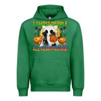 Emerald I Ghost People All Ready Round Urban Hoodie - texasbilliewilder
