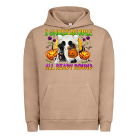 Pigment Burro I Ghost People All Ready Round Urban Hoodie - texasbilliewilder
