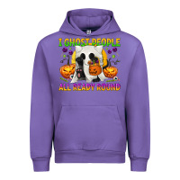 Tulip I Ghost People All Ready Round Urban Hoodie - texasbilliewilder