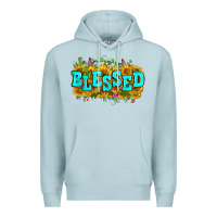 Blue Mist western blessed Premium Hoodie - Zillion Design Studio