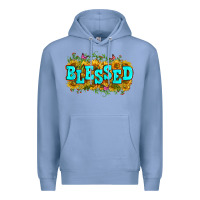Colony Blue western blessed Premium Hoodie - Zillion Design Studio