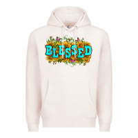 Pale Pink western blessed Premium Hoodie - Zillion Design Studio