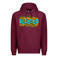 Burgundy western blessed Premium Hoodie - Zillion Design Studio