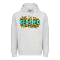 Dove Grey western blessed Premium Hoodie - Zillion Design Studio