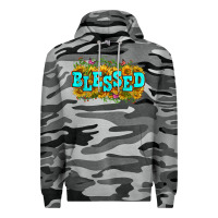 Slate Camo western blessed Premium Hoodie - Zillion Design Studio