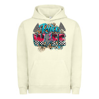 Pigment Pistachio race wife Urban Hoodie - Zillion Design Studio