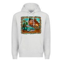 Dove Grey rustic country barn Premium Hoodie - Zillion Design Studio
