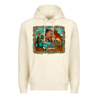 Sandshell rustic country barn Premium Hoodie - Zillion Design Studio