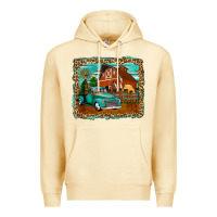Pina Colada rustic country barn Premium Hoodie - Zillion Design Studio