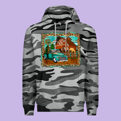 Rustic Country Barn Premium Hoodie Designed By Zillion Design Studio
