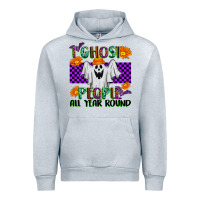 Heather Grey I Ghost People All Year Round Urban Hoodie - texasbilliewilder