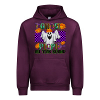 Mauve Wine I Ghost People All Year Round Urban Hoodie - texasbilliewilder