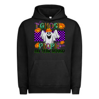 Pigment Black I Ghost People All Year Round Urban Hoodie - texasbilliewilder