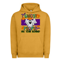 Pigment Peanut Butter I Ghost People All Year Round Urban Hoodie - texasbilliewilder