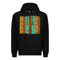 Black Western Brushstrokes Premium Hoodie - texasbilliewilder