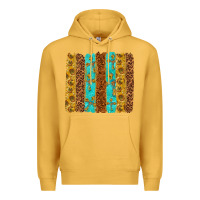 Mustard Western Brushstrokes Premium Hoodie - texasbilliewilder