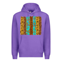Purple Western Brushstrokes Premium Hoodie - texasbilliewilder