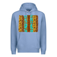 Colony Blue Western Brushstrokes Premium Hoodie - texasbilliewilder