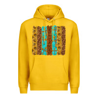 Lemon Western Brushstrokes Premium Hoodie - texasbilliewilder