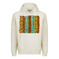Oatmeal Heather Western Brushstrokes Premium Hoodie - texasbilliewilder