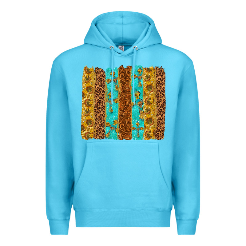 Western Brushstrokes Premium Hoodie by texasbilliewilder | Teevron