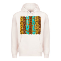 Pale Pink Western Brushstrokes Premium Hoodie - texasbilliewilder
