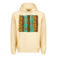 Pina Colada Western Brushstrokes Premium Hoodie - texasbilliewilder