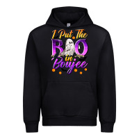 Black I Put The Boo In Boujee Urban Hoodie - texasbilliewilder