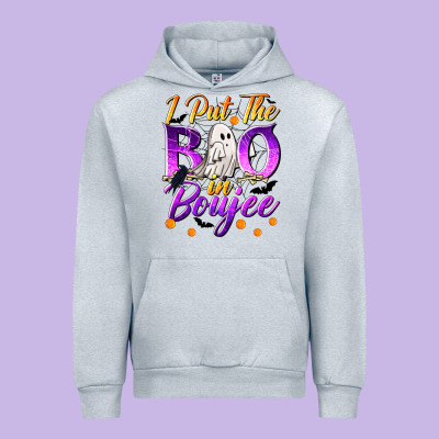 I Put The Boo In Boujee Urban Hoodie Designed By Texasbilliewilder