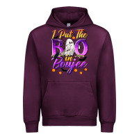 Mauve Wine I Put The Boo In Boujee Urban Hoodie - texasbilliewilder