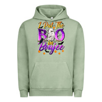 Pigment Oil Green I Put The Boo In Boujee Urban Hoodie - texasbilliewilder