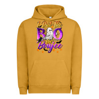 Pigment Peanut Butter I Put The Boo In Boujee Urban Hoodie - texasbilliewilder