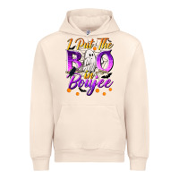 Sandshell I Put The Boo In Boujee Urban Hoodie - texasbilliewilder