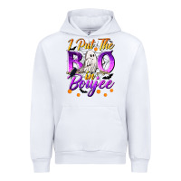 White I Put The Boo In Boujee Urban Hoodie - texasbilliewilder