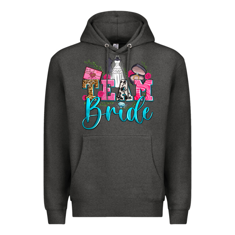 Team Bride Premium Hoodie by Zillion Design Studio | Teevron