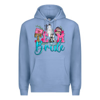Colony Blue team bride Premium Hoodie - Zillion Design Studio