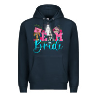 Navy team bride Premium Hoodie - Zillion Design Studio