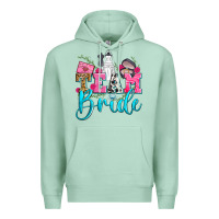 Seafoam team bride Premium Hoodie - Zillion Design Studio