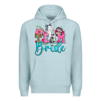 Blue Mist team bride Premium Hoodie - Zillion Design Studio