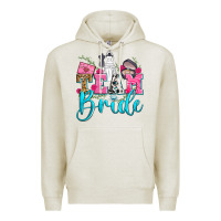 Oatmeal Heather team bride Premium Hoodie - Zillion Design Studio