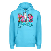 Ocean Blue team bride Premium Hoodie - Zillion Design Studio