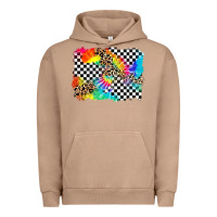 Pigment Burro race leopard tie dye background Urban Hoodie - Zillion Design Studio