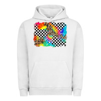 Pigment Lunar Rock race leopard tie dye background Urban Hoodie - Zillion Design Studio