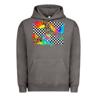 Pigment Tornado race leopard tie dye background Urban Hoodie - Zillion Design Studio
