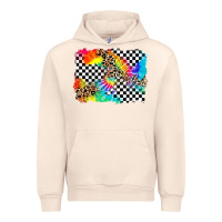 Sandshell race leopard tie dye background Urban Hoodie - Zillion Design Studio