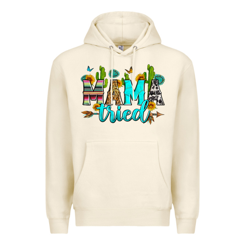 Mama Tried Premium Hoodie by Zillion Design Studio | Teevron